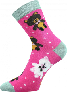 BOMA dívčí ponožky medvídci
