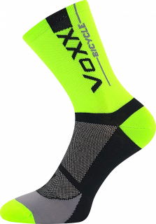 VoXX cyklistické ponožky Stelvio neon zelená