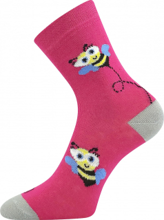 LONKA dívčí ponožky Woodík-C včelky