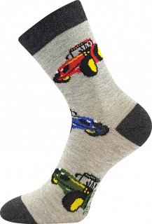 BOMA chlapecké ponožky 0572143-XIV traktory