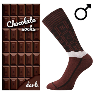 LONKA pánské ponožky Chocolate dark
